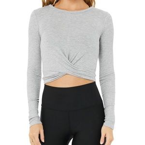 Alo Yoga Cover Long Sleeve Top, Small